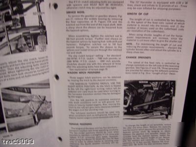 New original holland stakliner 1032 operator's manual