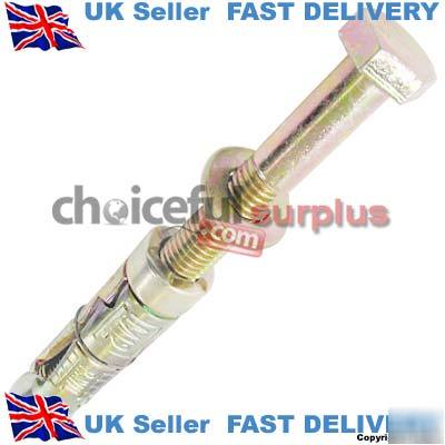 Rawlbolt shield anchor loose bolt 12MM x 105MM x 5