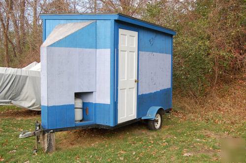 7 x 10 custom built food concession trailer