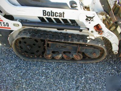 Bobcat MT50 mini track walk behind skid steer