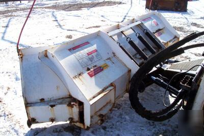 Bobcat snowplow