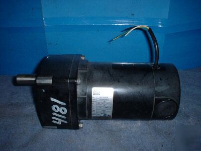 Bodine gearmotor 140 v rpm 165 1/4 hp gear motor 15:1