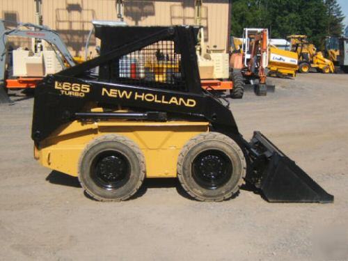 New holland LX665 farm tractor skid steer loader