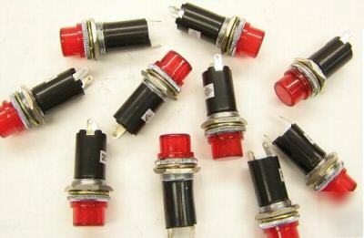 New one mini pilot light 16MM red 120VAC 