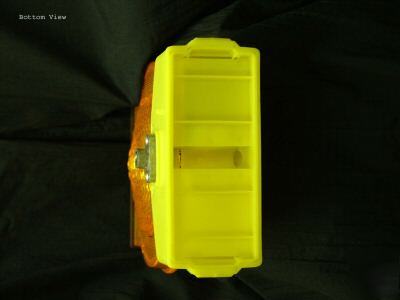Solar flash barricade safety lights blue