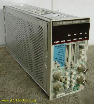 Tektronix DC509 universal counter plug-in nice