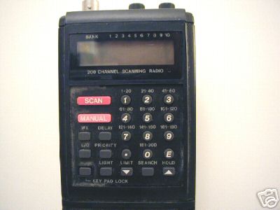 Uniden bearcat BC200XLT scanner police nascar