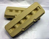 Yellow ckf blank eggcartons, #egpcbl-50YL