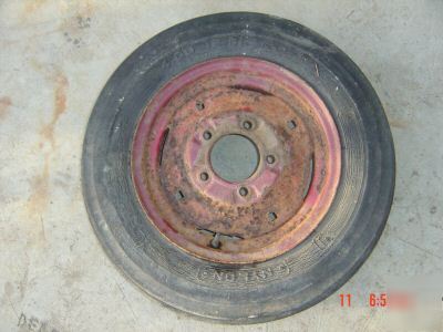  farmall,international, cub cadet front wheel and tire