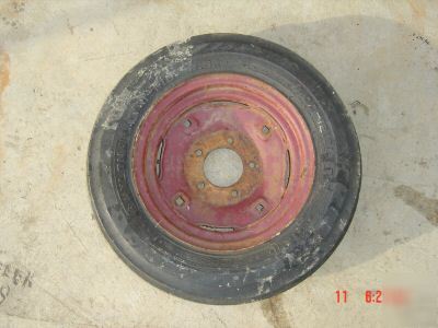  farmall,international, cub cadet front wheel and tire