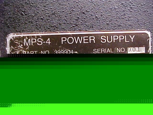 Cincinnati electronics mps-4 power supply