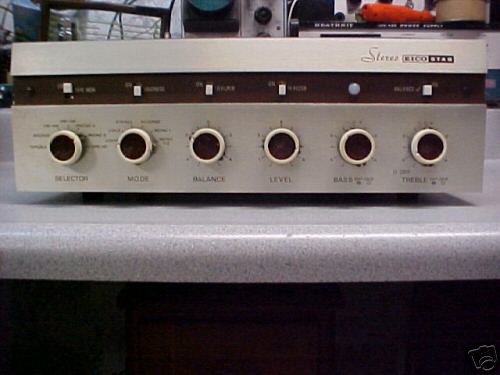 Eico st-40 tube stereo amplifier