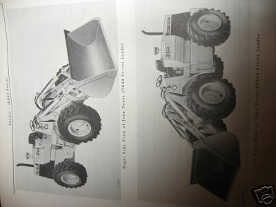 John deere loader parts manual 644