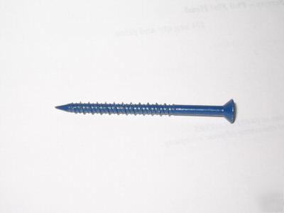 1000 concrete screws -phil flat head size: 3/16 x 1-3/4