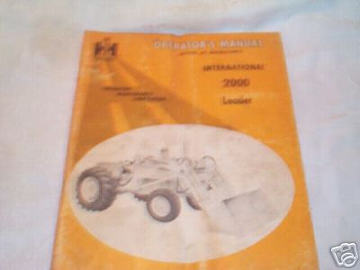 1966 international harvester 2000 loader manual 