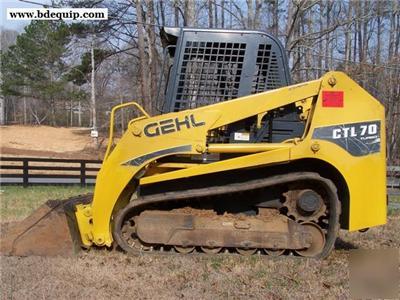 2004 gehl ctl 70 compact track loader