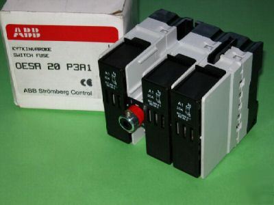 5 unit abb switchfuse 20A, 690V, ac-23A