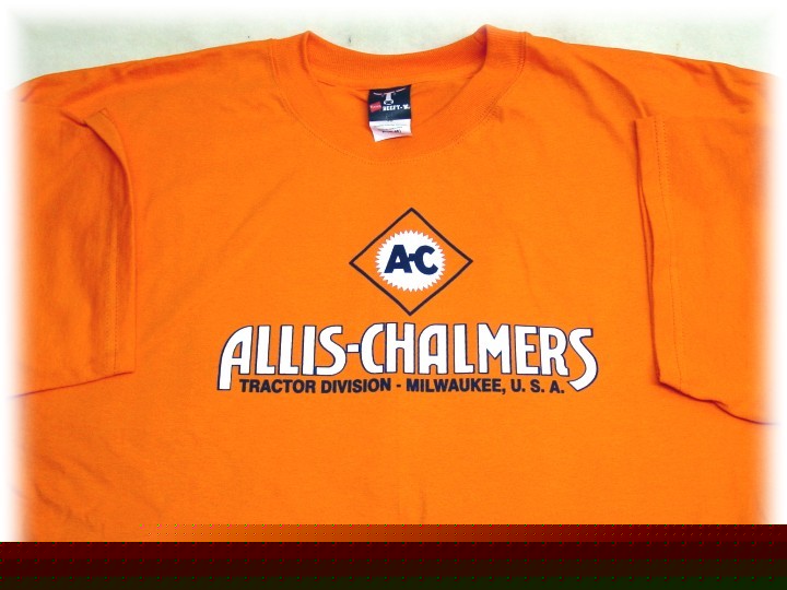 Allis chalmers shirt adult s orange