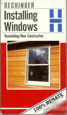 Install windows in home,construction,remodeling vhs