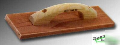 Kraft tool concrete hand float redwood CF251 12 in