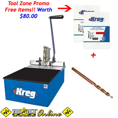 Kreg electric foreman pocket hole machine package 