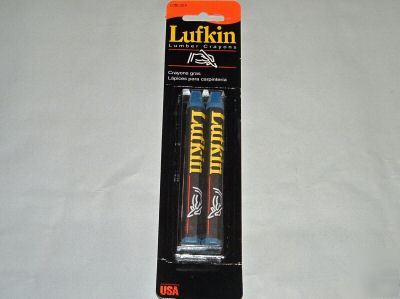 Lufkin lumber crayons 2 blue wood markers