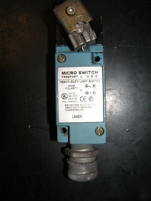 Microswitch LSA3K heavy duty limit switch spdt-1NO/1NC