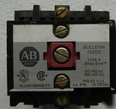 New allen bradley dc relay 700DC-P800Z24 type p
