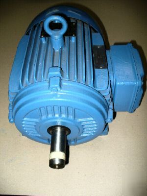 New electric motor 5 hp 1745 rpm 230/460 volt 3 ph