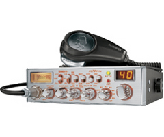 Pro series cb radio with weather channels and delta tun
