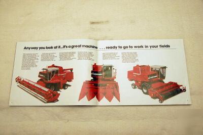 Sales magazine for a mf 550 combine