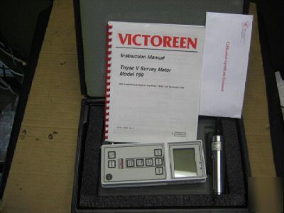 Victoreen thyac v radiation geiger survey meter probe