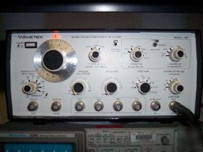 Wavetek 145 20 mhz pulse/ function generator w/opt 001