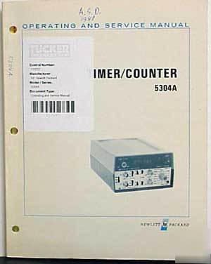 Agilent hp 5304A timer/ counter oper/serv. manual