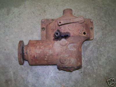 Belt pulley gear box for farmall h