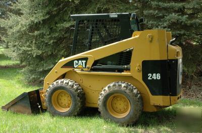 Cat 246 skid steer caterpillar no 