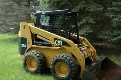 Cat 246 skid steer caterpillar no 