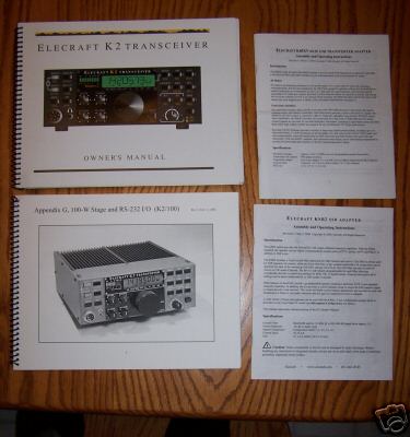 Elecraft K2 KPA100 transceiver KSB2 KIO2 more