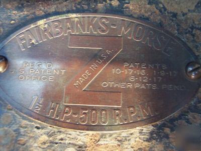 Farbanks morse 1 1/2 hp type z not hit and miss parts