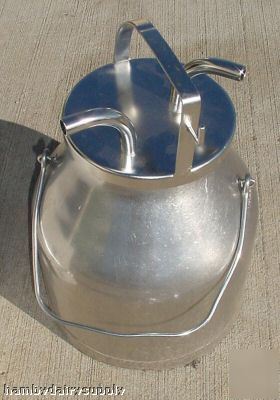 Fresh cow lid - stainless steel long handle