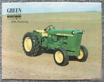 John deere 1010 farm tractor green magazine jd