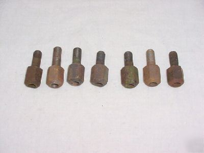 John deere hex axle nuts with studs (7 pieces)