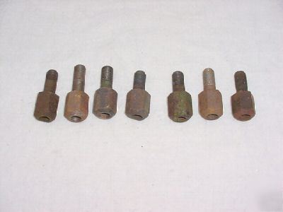 John deere hex axle nuts with studs (7 pieces)