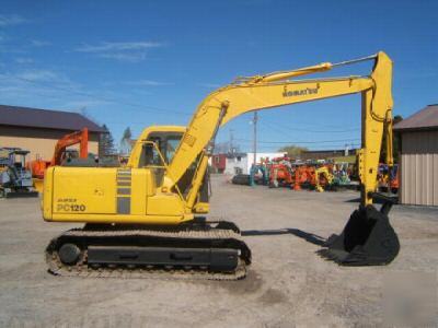 Komatsu PC120-6 farm tractor excavator 