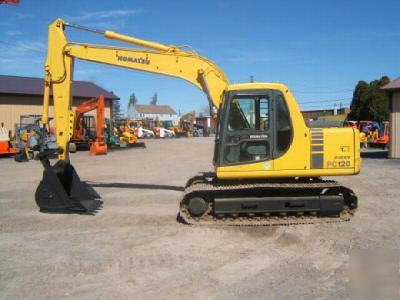 Komatsu PC120-6 farm tractor excavator 