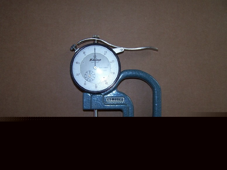 Mitutoyo outside thickness snap dial indicator