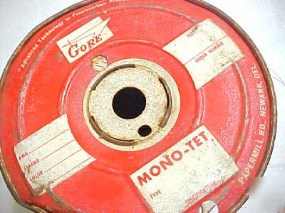 New 5+ lbs wl gore mono-tet silver teflon wire on spool 