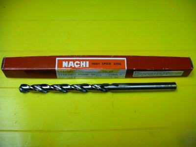 New nachi straight shank oil hole drill 25/64 no res