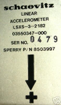 New schaevitz lsxs-3-2182 linear accelerometer