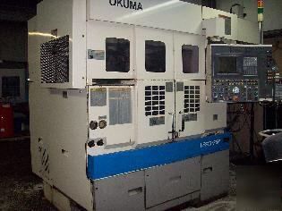 Okuma LFS10-2SP twin spindle cnc lathe OSP7000L 1997